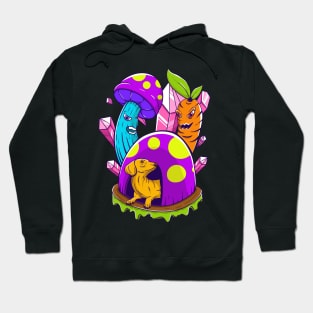 Psychedelic Trippy Pet - Hiding Dog Hoodie